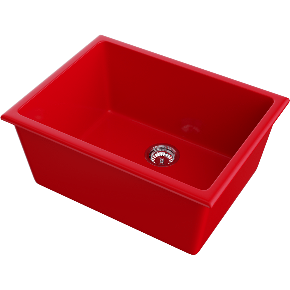 Мойка кухонная Omoikiri Okinoshima 61 Красный глянцевый 4911262 — изображение 2
