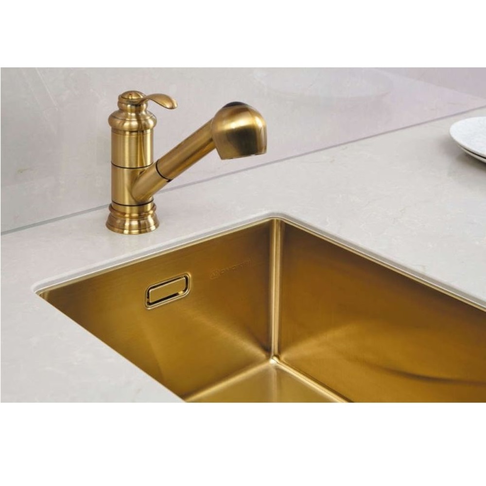 Мойка кухонная Omoikiri Taki 38 Золото светлое 4973092 — изображение 2