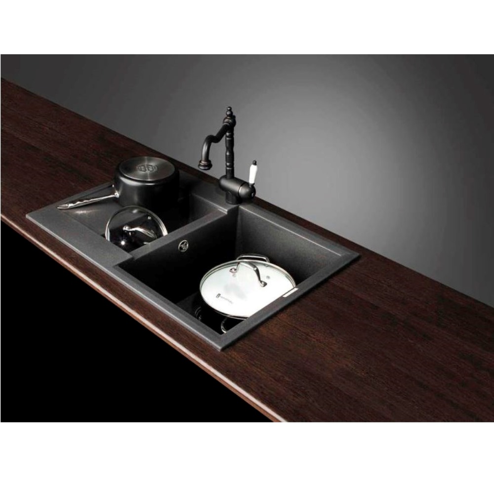 Мойка кухонная Omoikiri Sakaime 78 Темный шоколад 4993198 — изображение 3