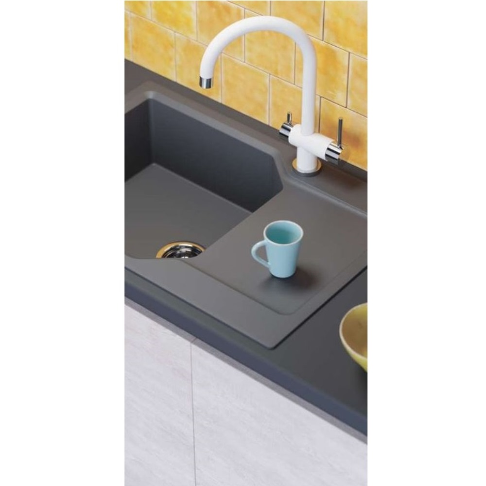 Мойка кухонная Omoikiri Yonaka 78 Черный матовый 4993341 — изображение 3