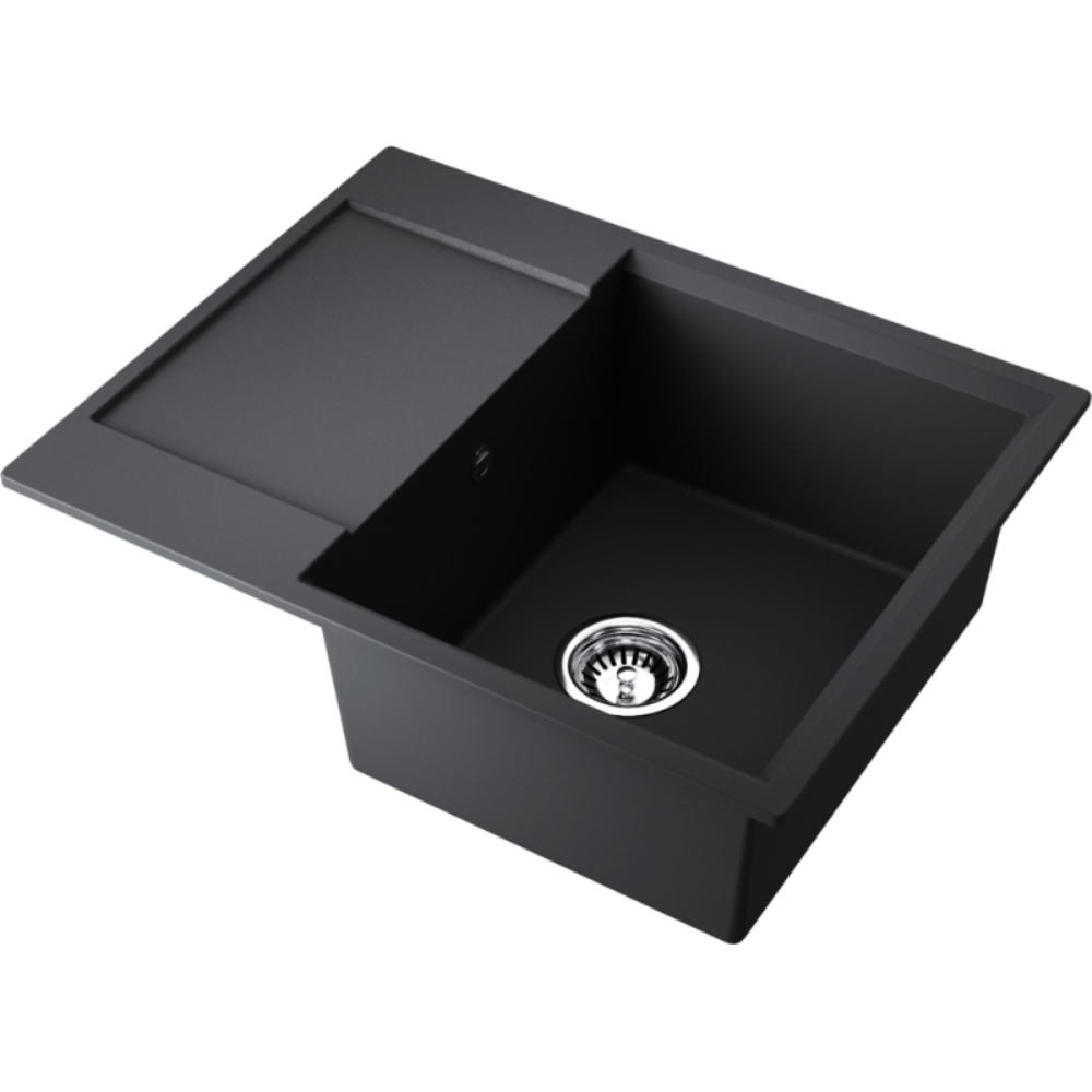 Мойка кухонная Omoikiri Daisen 65 Черный матовый 4993519 — изображение 2