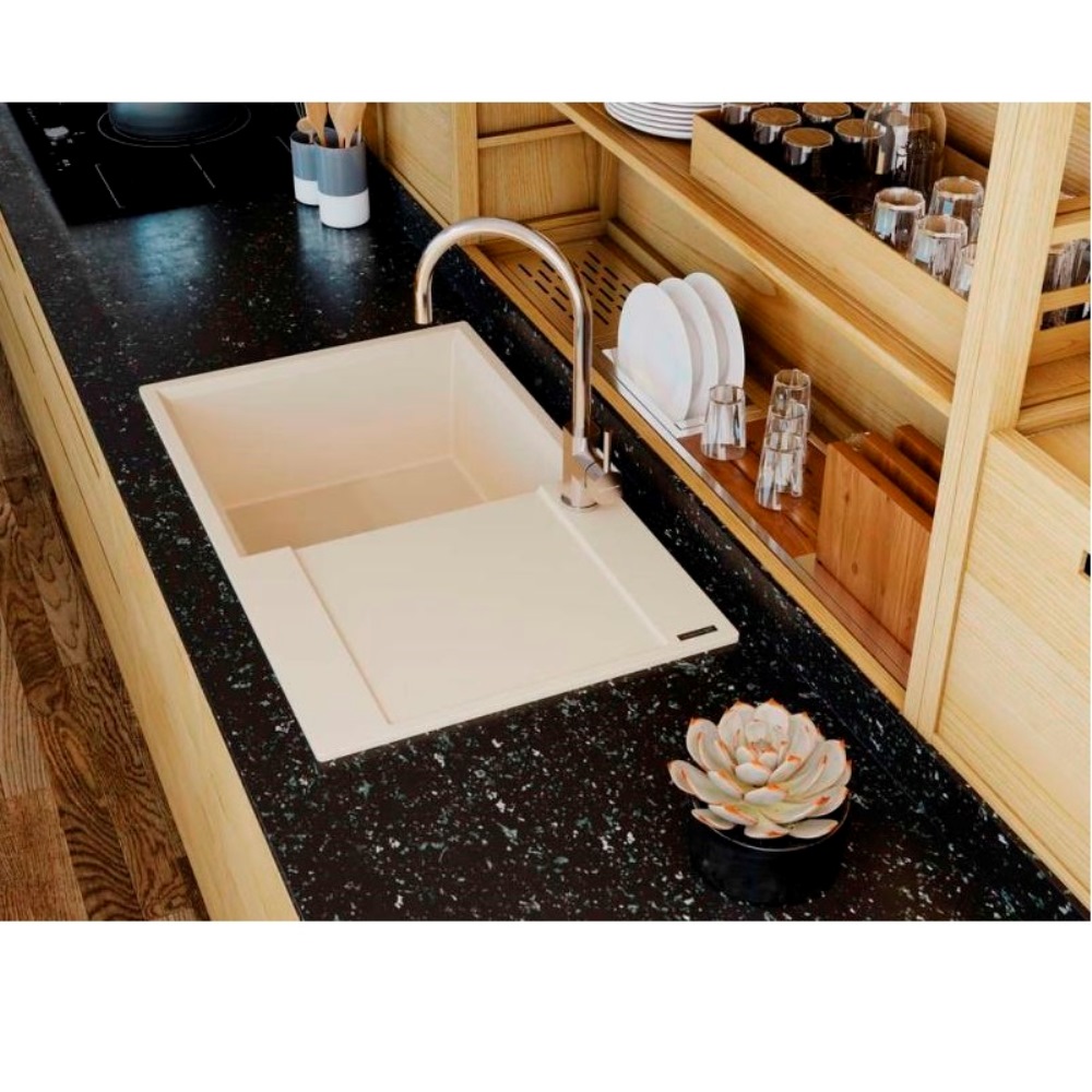 Мойка кухонная Omoikiri Daisen 86 Пастила 4993696 — изображение 3