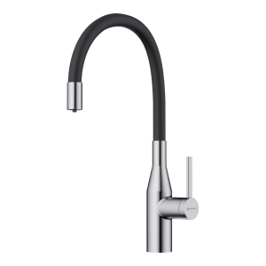 Смеситель для кухни Omoikiri Yatomi-2-Plus Сталь / Черный 4994344