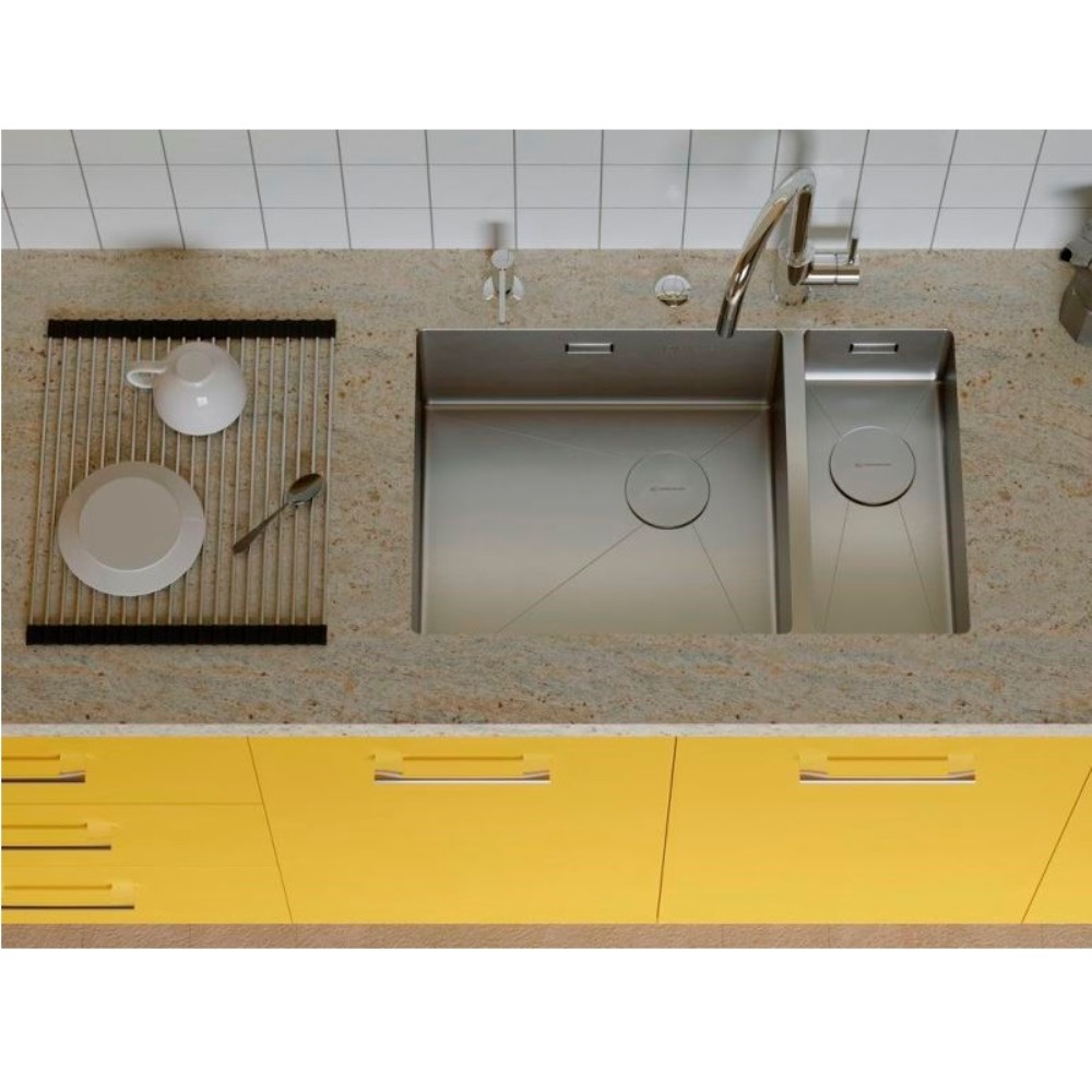 Мойка кухонная Omoikiri Taki Side левая 70 Золото светлое 4997051 — изображение 2