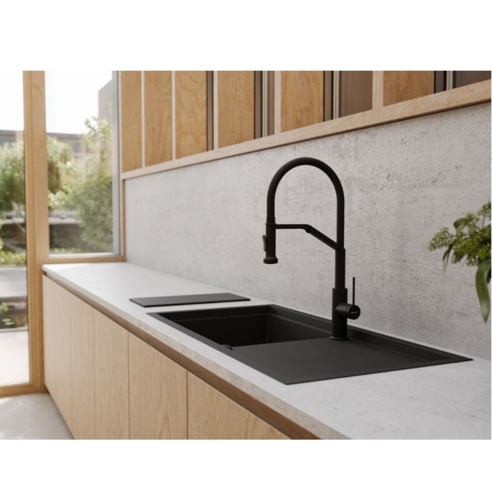 Мойка кухонная Omoikiri Sintesi 100 Графит 4997125 — изображение 2