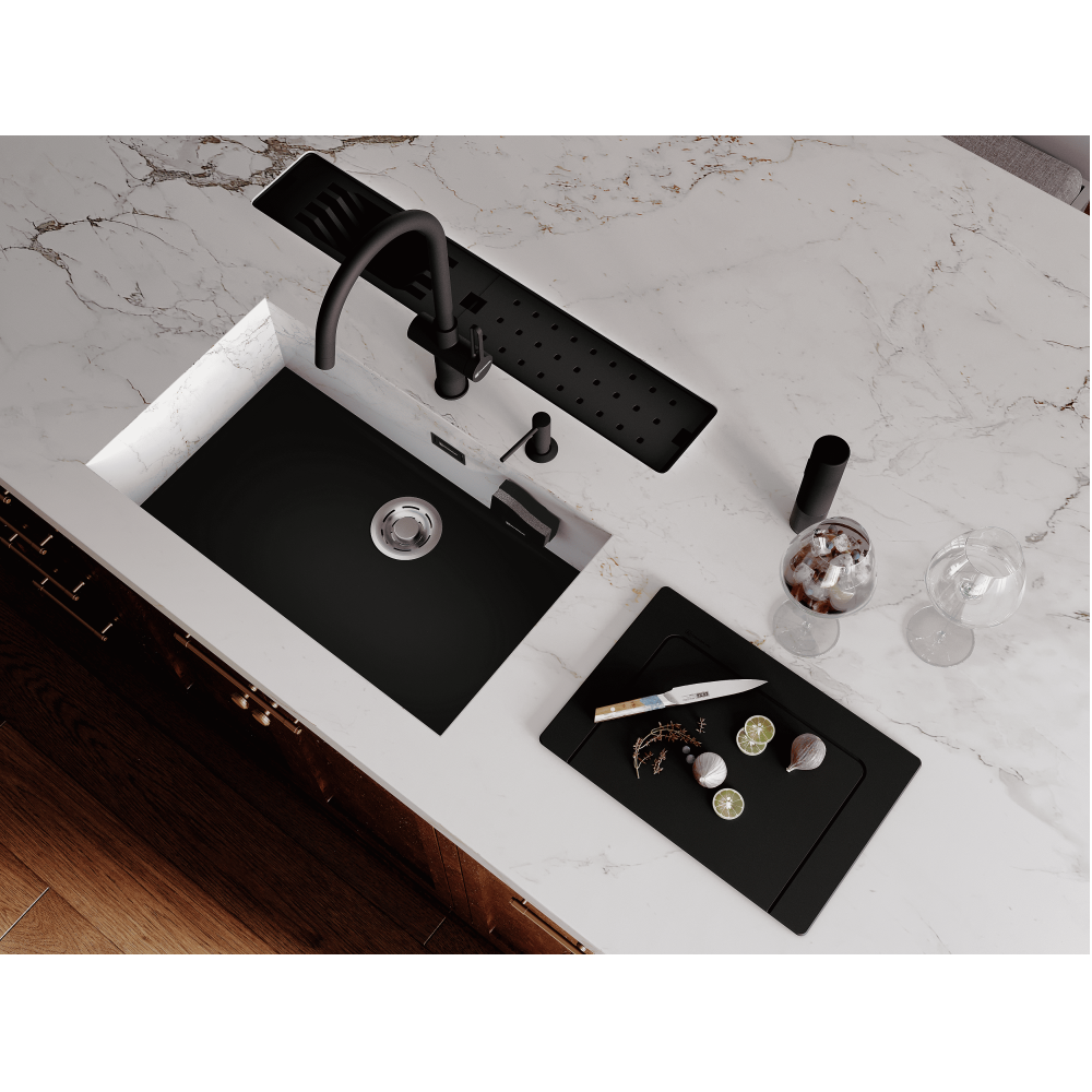 Мойка кухонная Omoikiri Kiten 70 Белый матовый 4997479 — изображение 3