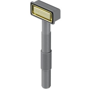 Универсальный прямоугольный перелив Omoikiri OV-1-S для арматуры серии WK Золото светлое 4998048